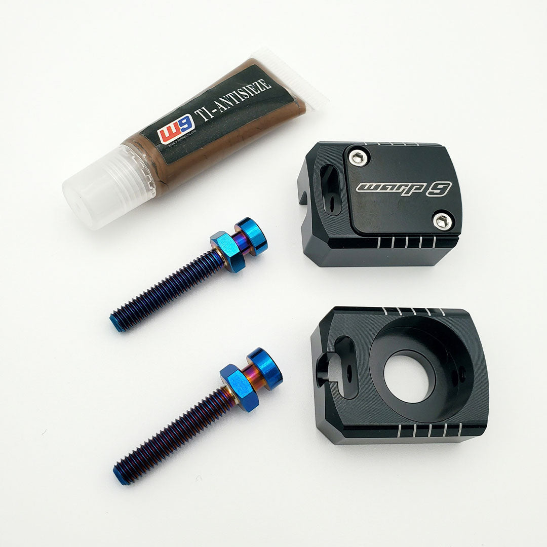 Lockdown Axle Blocks For Sur-Ron Light Bee, Segway X160/X260, Talaria Sting Electric Motorbikes - Warp 9