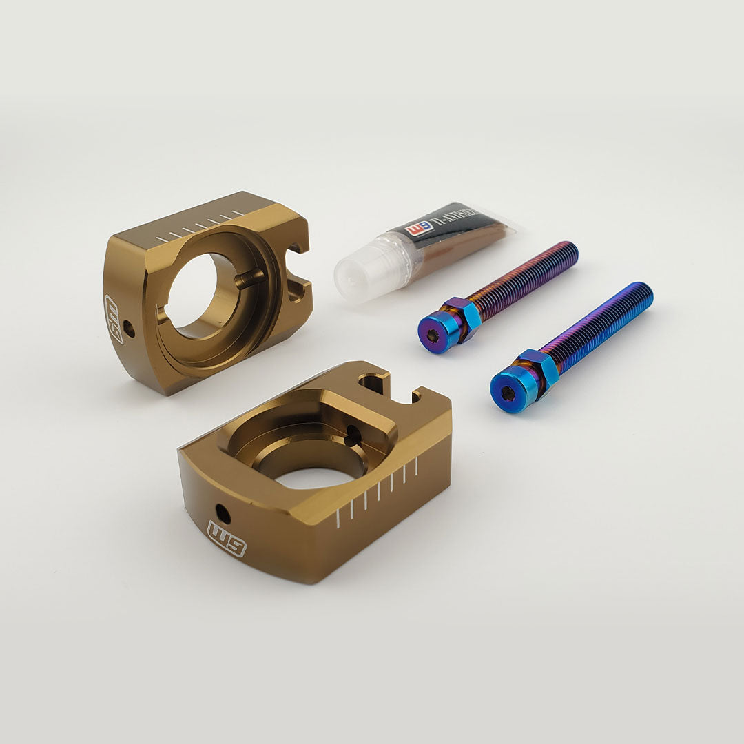 Lockdown Axle Blocks For Sur-Ron Ultra Bee - Magnesium - Warp 9