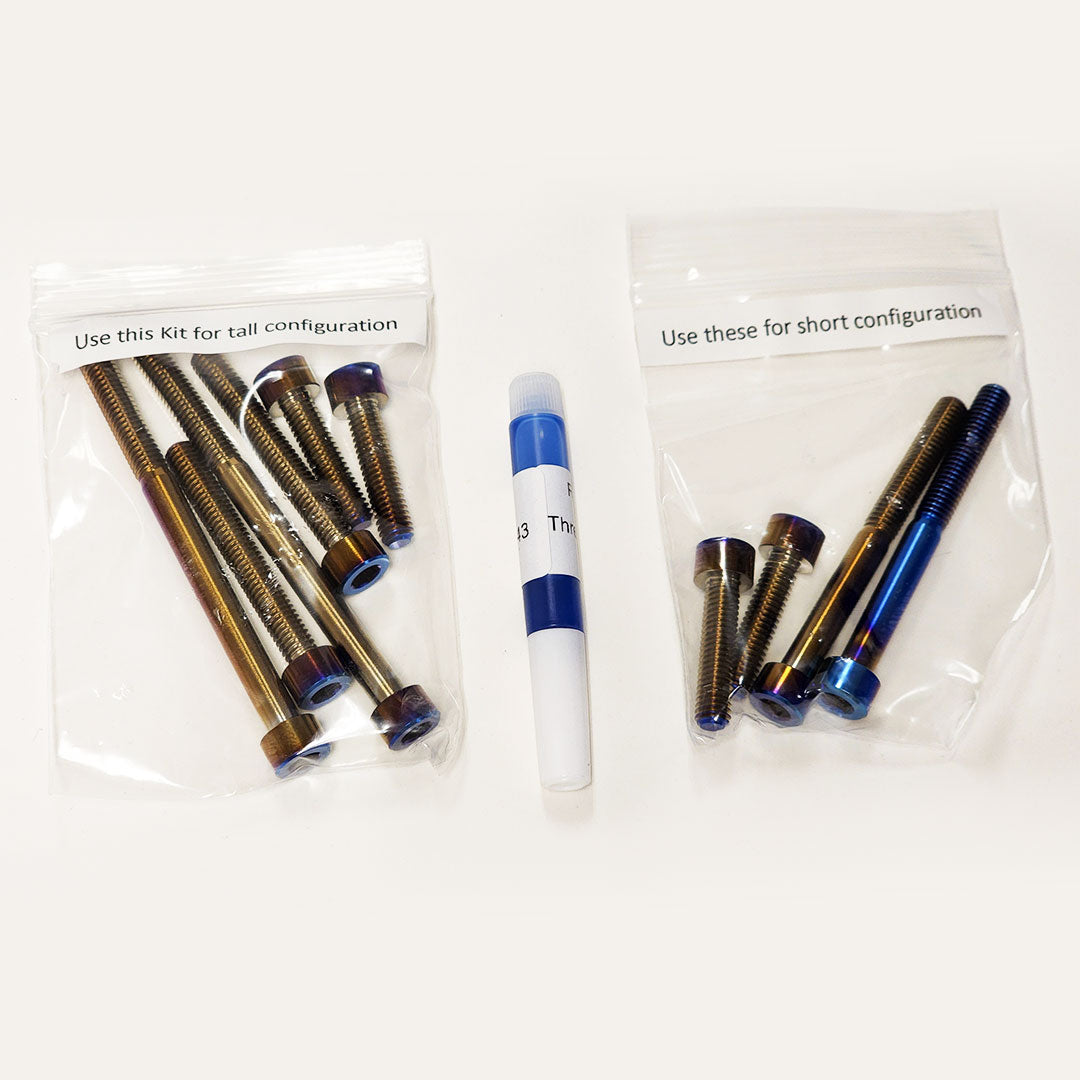 Titanium Bolt Kit Bar Mount Sur-Ron Light Bee, Segway X260, Talaria Sting MX3/MX4