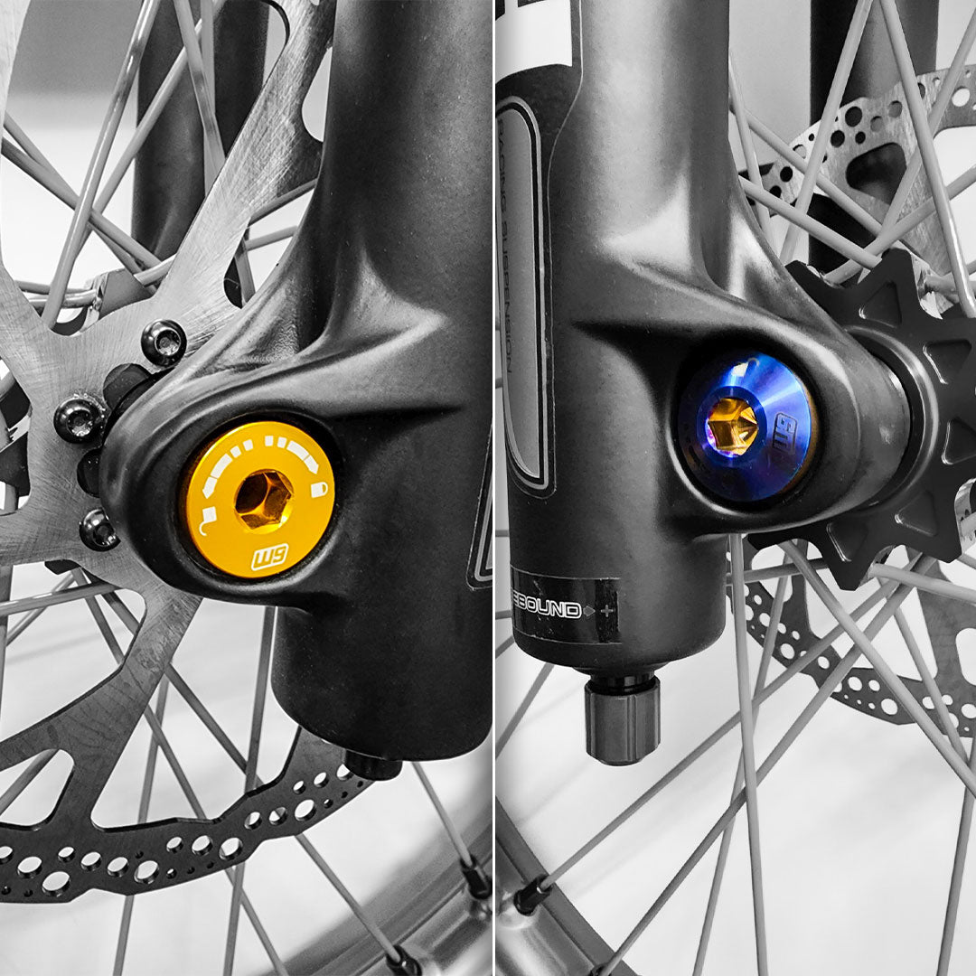 Titanium RST Fork Front Axle For Sur-Ron, Talaria