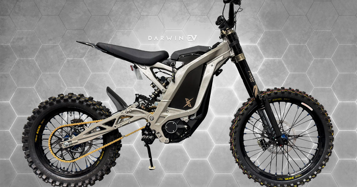 Sur-Ron Light Bee X modified with premium upgrades by Darwin EV