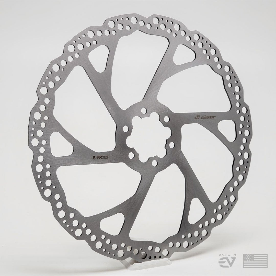 Sur-Ron Segway Talaria 203mm x 1.8mm Fixed Front Rotor by Warp 9 at DarwinEV.com
