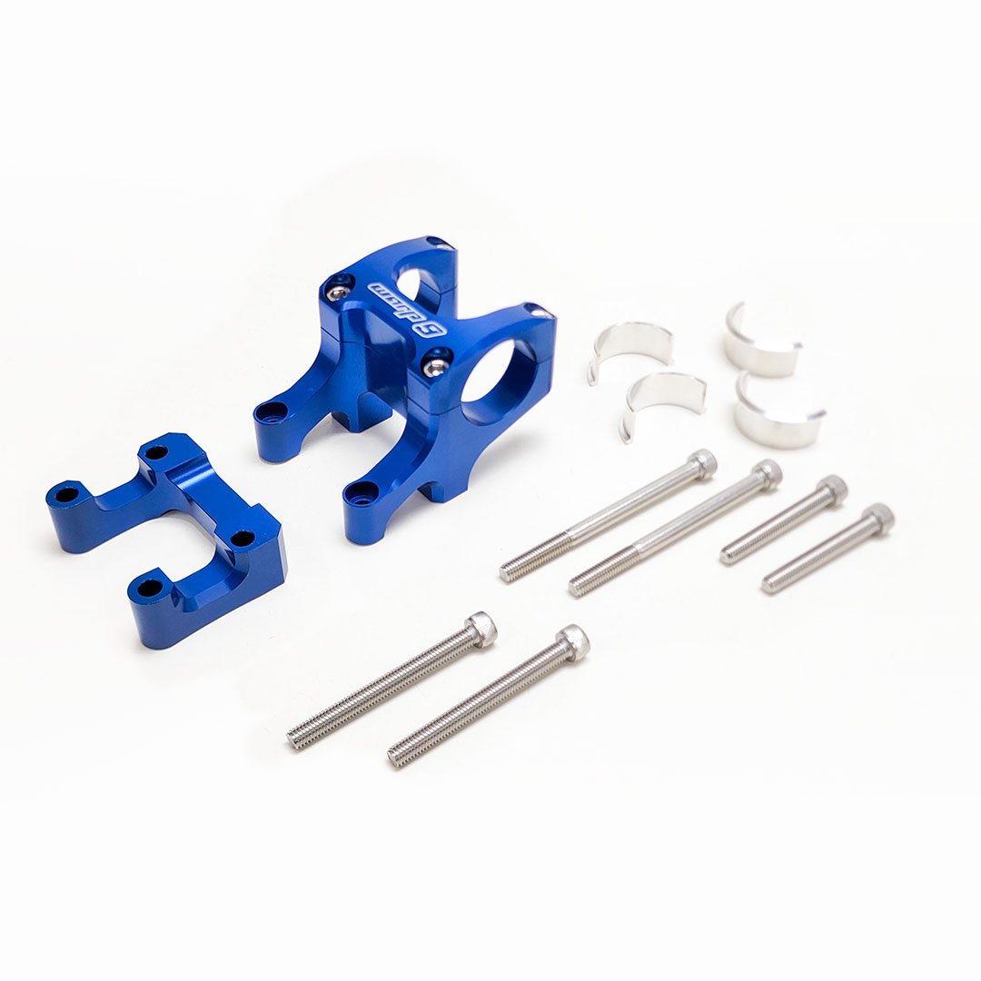 Blue Handlebar Mount For Sur-Ron / Segway / Talaria Electric Bikes - Warp 9 - Darwin EV
