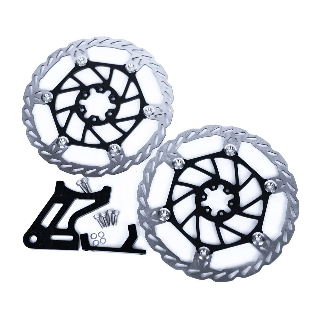 EBMX 250mm Front and Rear Brake Rotors for Sur-Ron Light Bee, Talaria Sting, and E Ride Pro SS 2.0