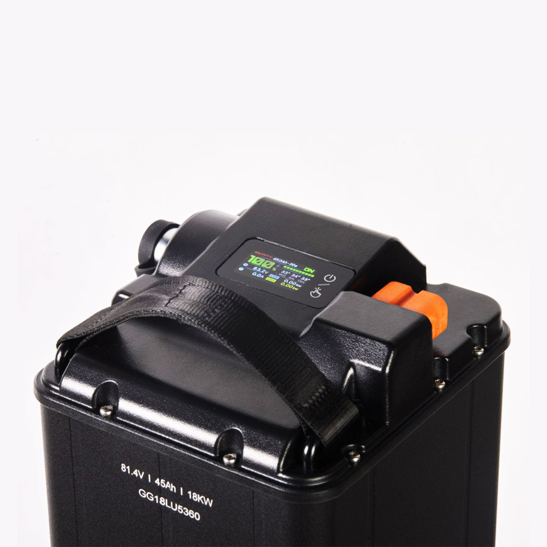 EWatt 81.4V 45Ah Battery Upgrade For Sur-Ron Light Bee (top view) - Darwin EV