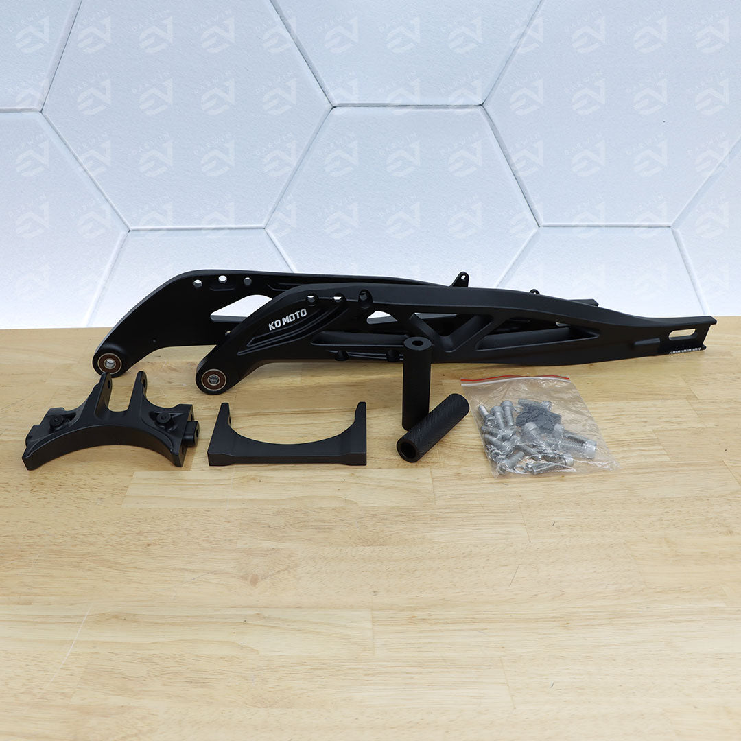 Black KO Moto Swing Arm Upgrade for Sur-Ron Light Bee, Segway X160/X260 - Darwin EV