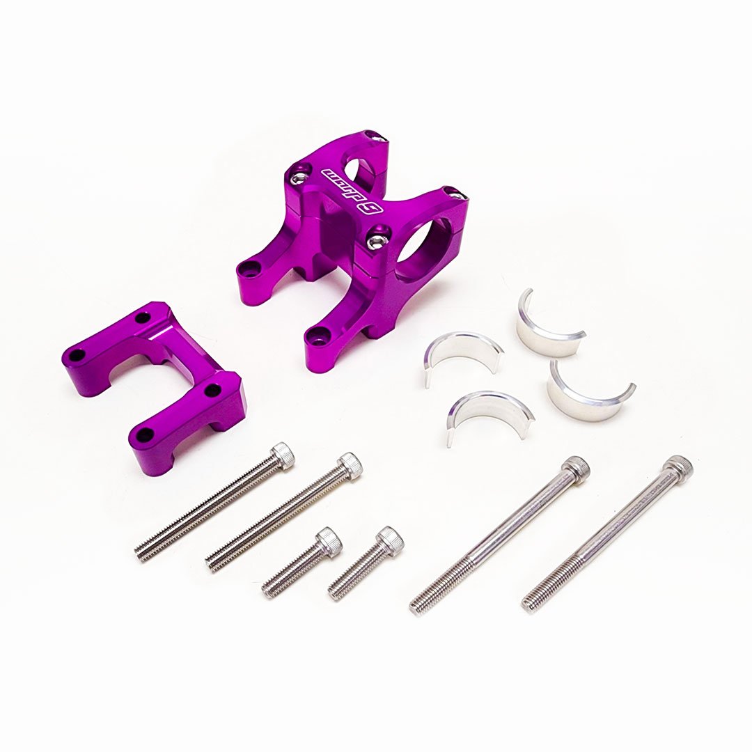 Purple Handlebar Mount For Sur-Ron / Segway / Talaria Electric Bikes - Warp 9 - Darwin EV