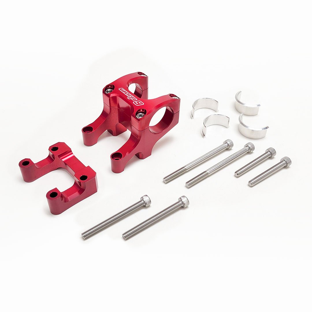Red Handlebar Mount For Sur-Ron / Segway / Talaria Electric Bikes - Warp 9 - Darwin EV