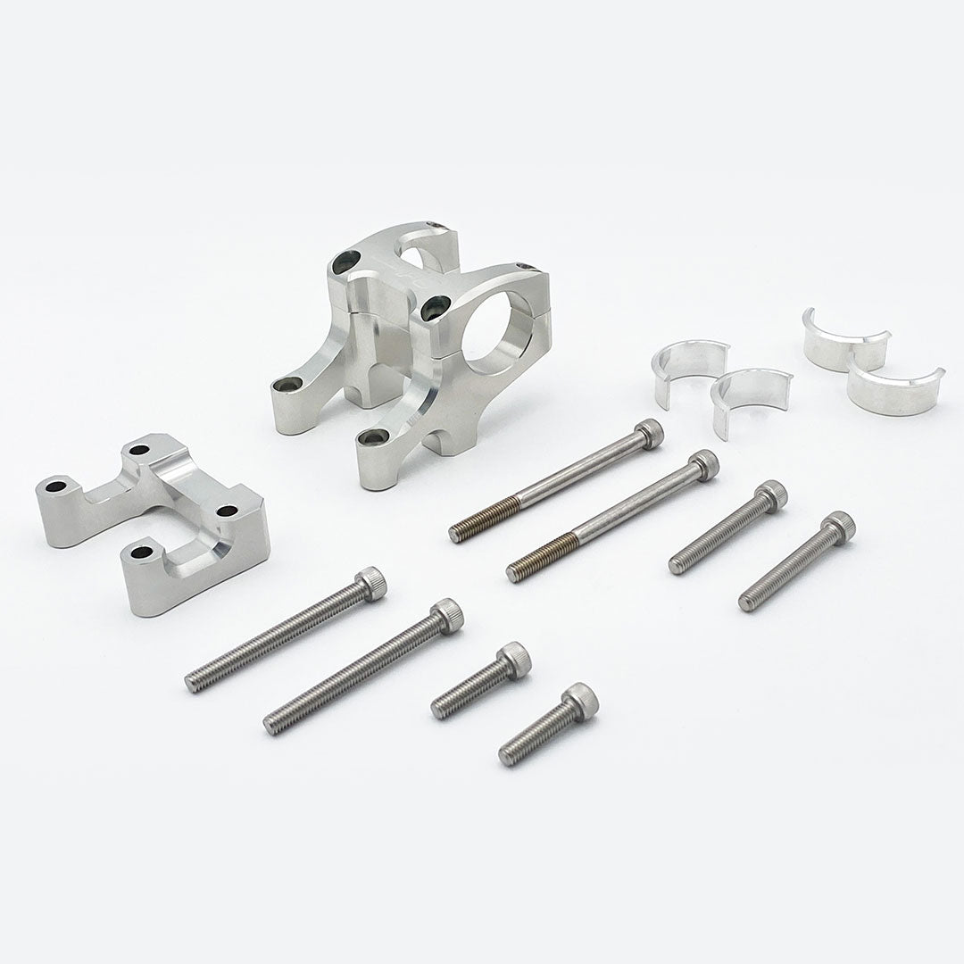 Silver Handlebar Mount For Sur-Ron / Segway / Talaria Electric Bikes - Warp 9 - Darwin EV