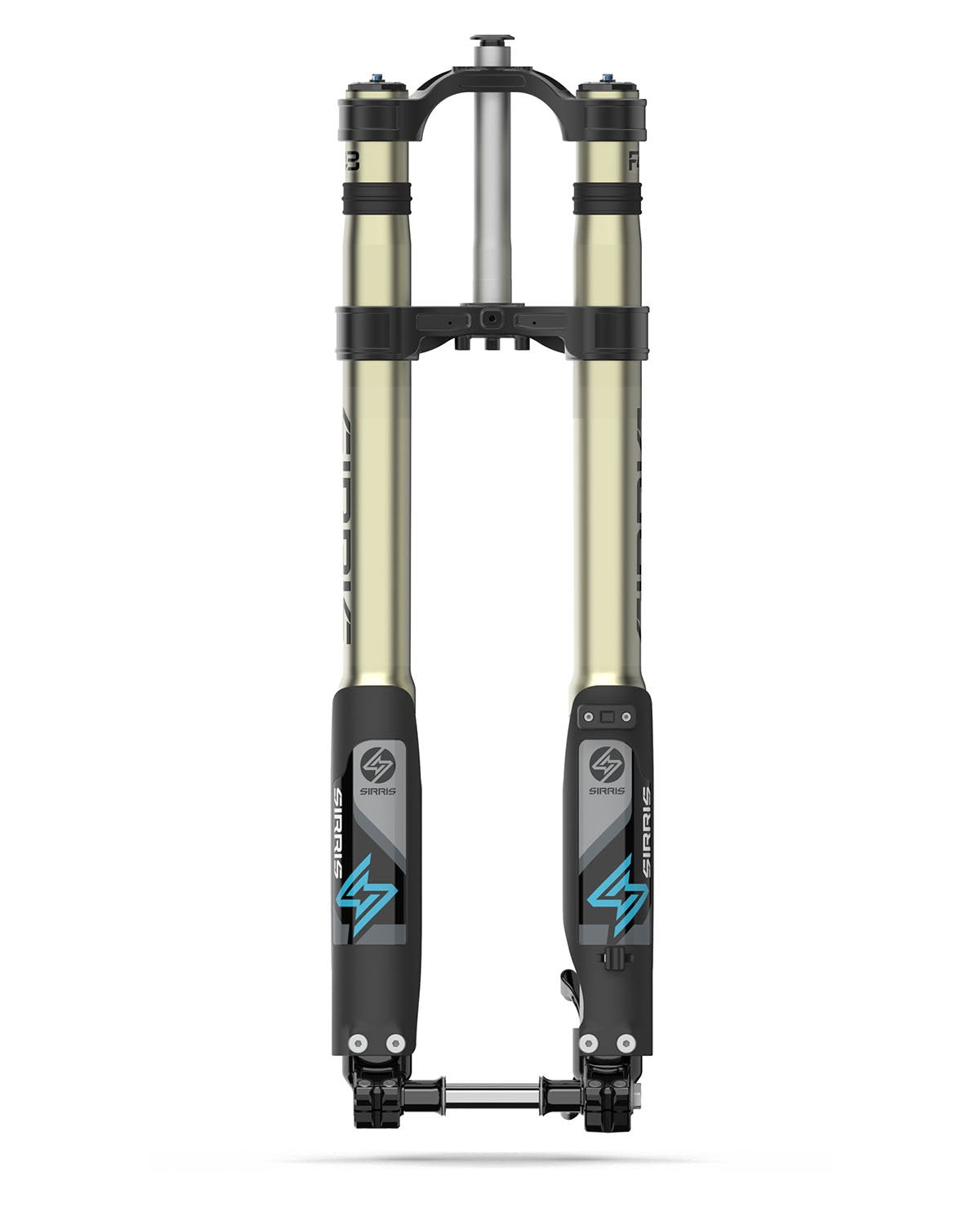 Sirris F43 Fork CMX Tune: E Ride Pro SR / SS 3.0, Sur-Ron LBX, Talaria MX5, Ventus One+, Zero XB | Black | Drop Clamp