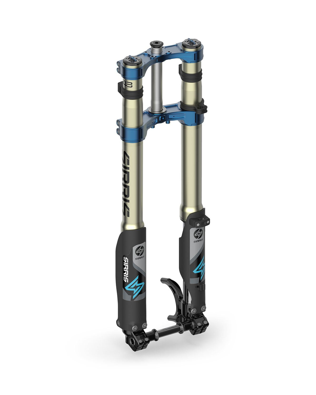 Sirris F43 Fork CMX Tune: E Ride Pro SR / SS 3.0, Sur-Ron LBX, Talaria MX5, Ventus One+, Zero XB | Blue | Standard Clamp