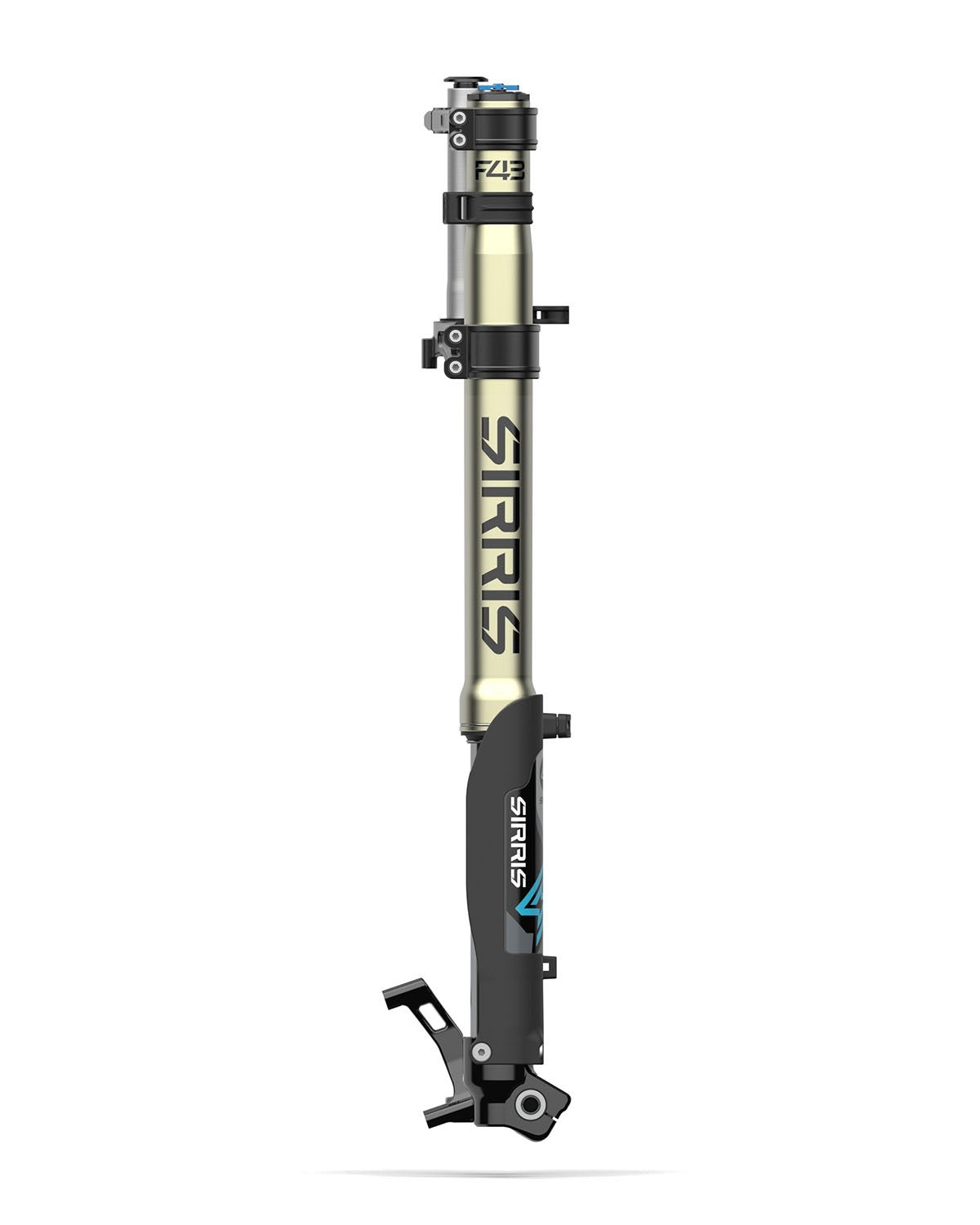 Sirris F43 Fork CMX Tune: E Ride Pro SR / SS 3.0, Sur-Ron LBX, Talaria MX5, Ventus One+, Zero XB | Black | Standard Clamp