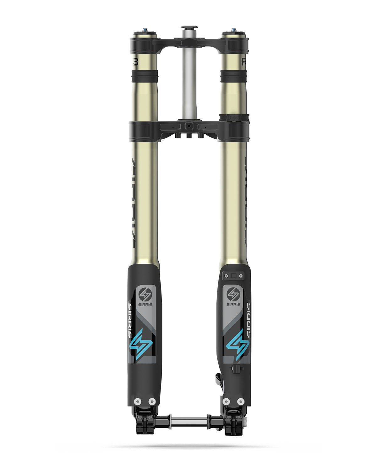 Sirris F43 Fork CMX Tune: E Ride Pro SR / SS 3.0, Sur-Ron LBX, Talaria MX5, Ventus One+, Zero XB | Black | Standard Clamp