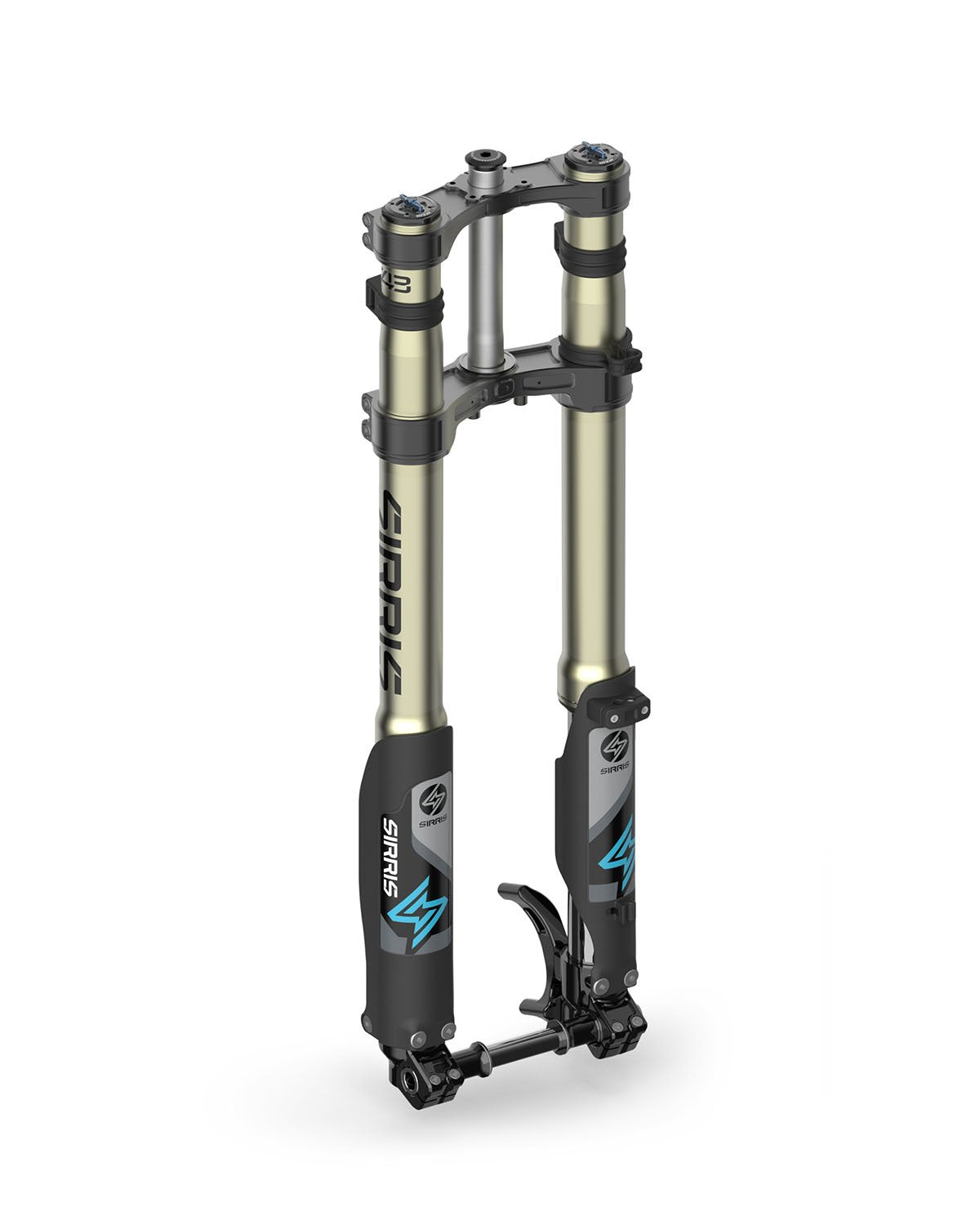 Sirris F43 Fork CMX Tune: E Ride Pro SR / SS 3.0, Sur-Ron LBX, Talaria MX5, Ventus One+, Zero XB | Black | Standard Clamp
