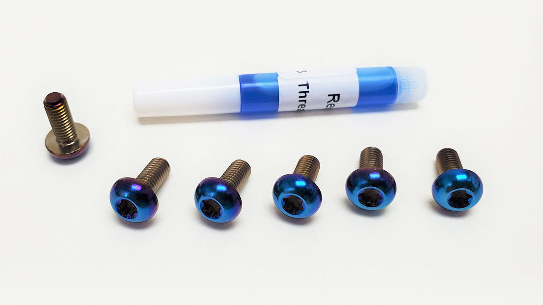 Warp 9 Titanium Rotor Bolts for Sur-Ron, Talaria, E Ride Pro, Rawrr, and 79 Bike electric motorbikes.