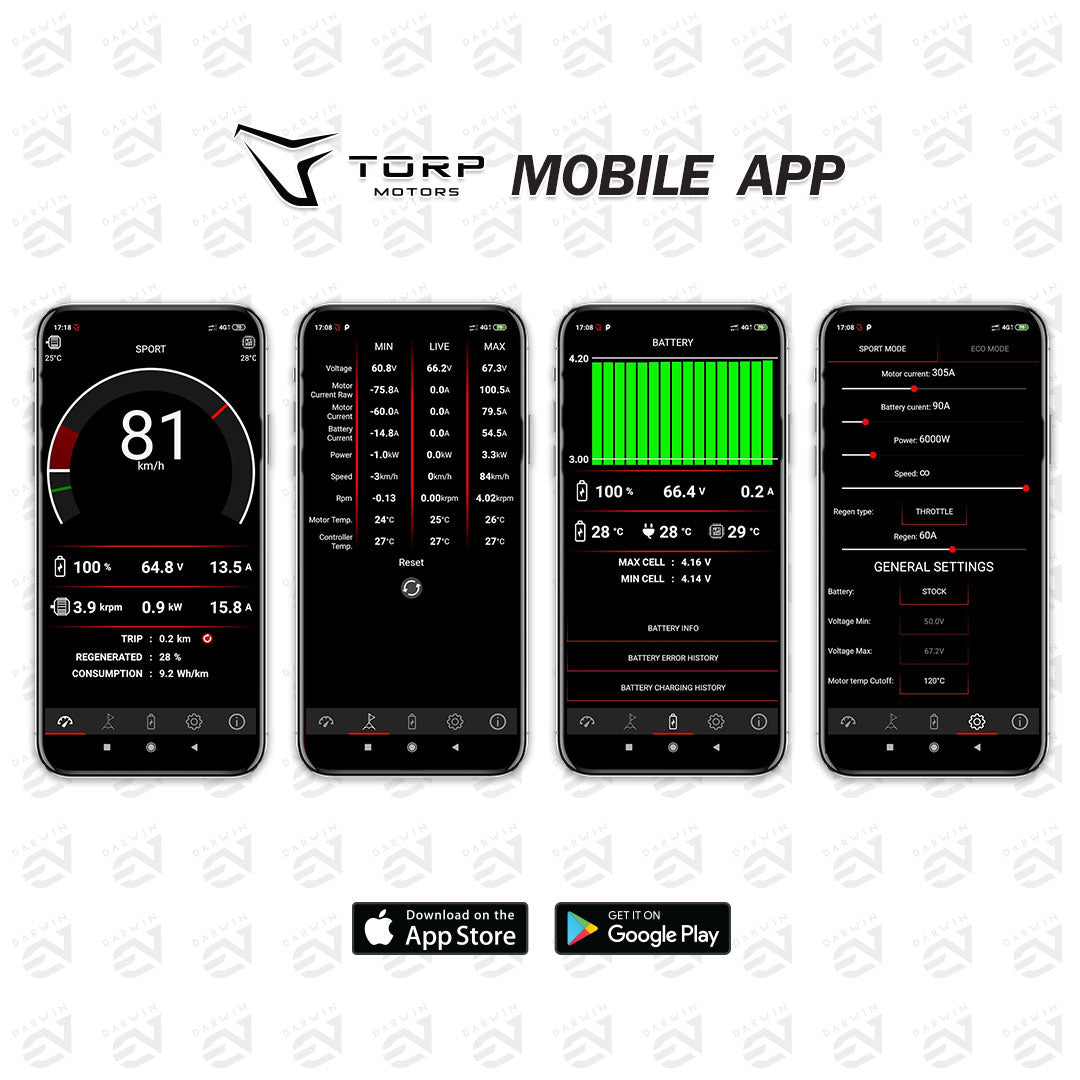 Torp Controller Mobile App - Android, iOS