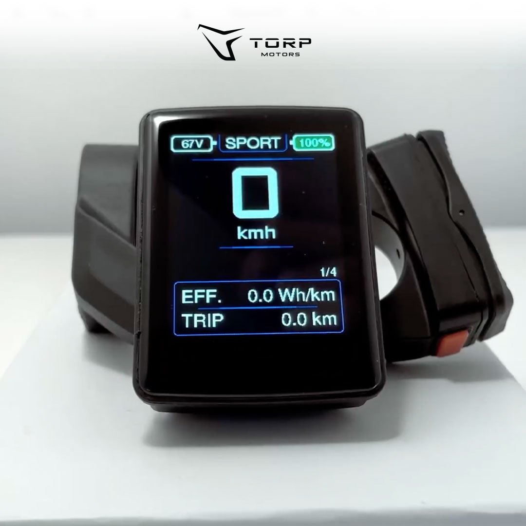 Torp Display - Dedicated Full-Color LCD Display for TC500 / TC1000 - Sur-Ron Light Bee, Ultra Bee, Segway X260, Talaria Sting R MX4 / MX3 - Darwin EV