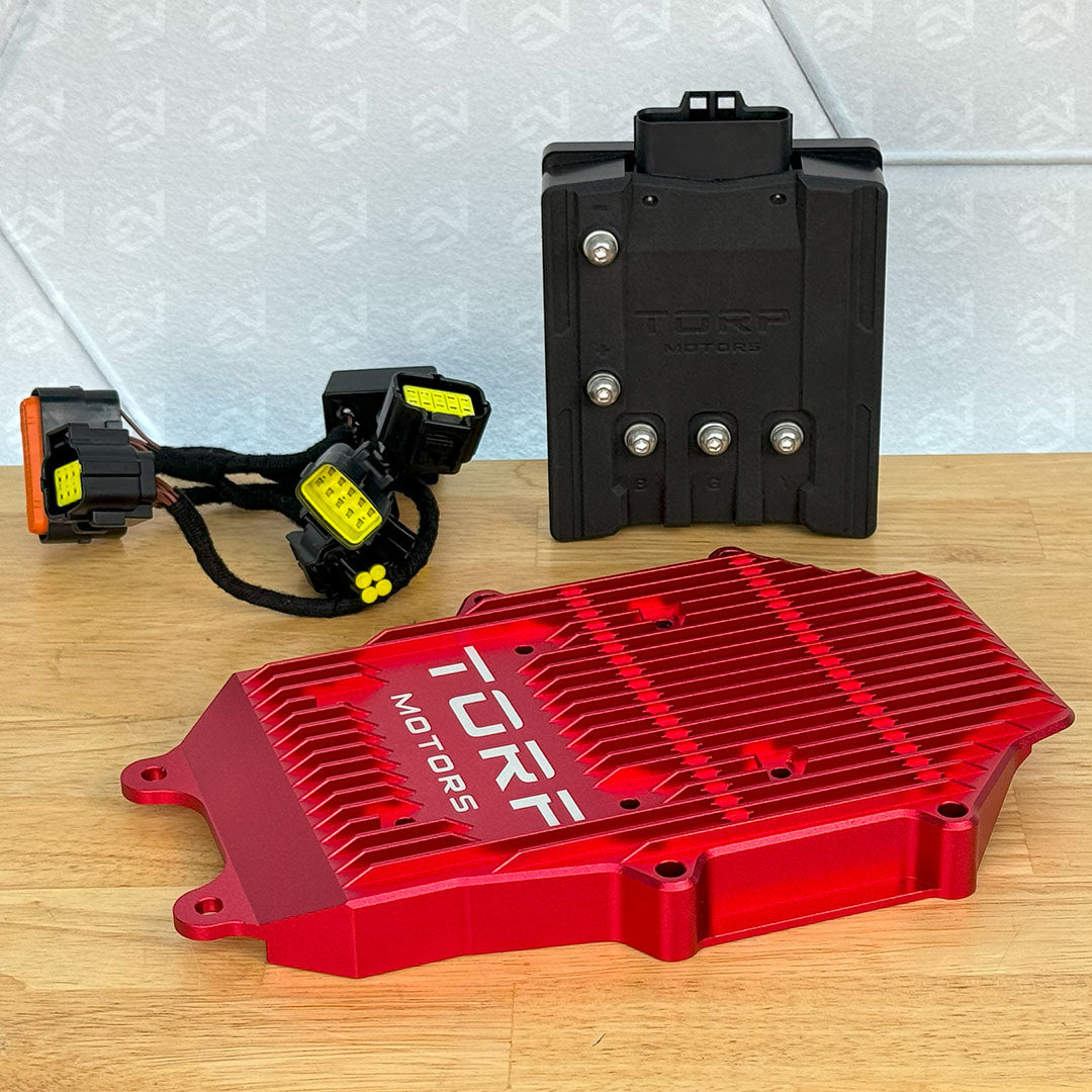 Torp TC1000 Controller Upgrade SurRon Ultra Bee Red Heatsink Cover - Darwin EV