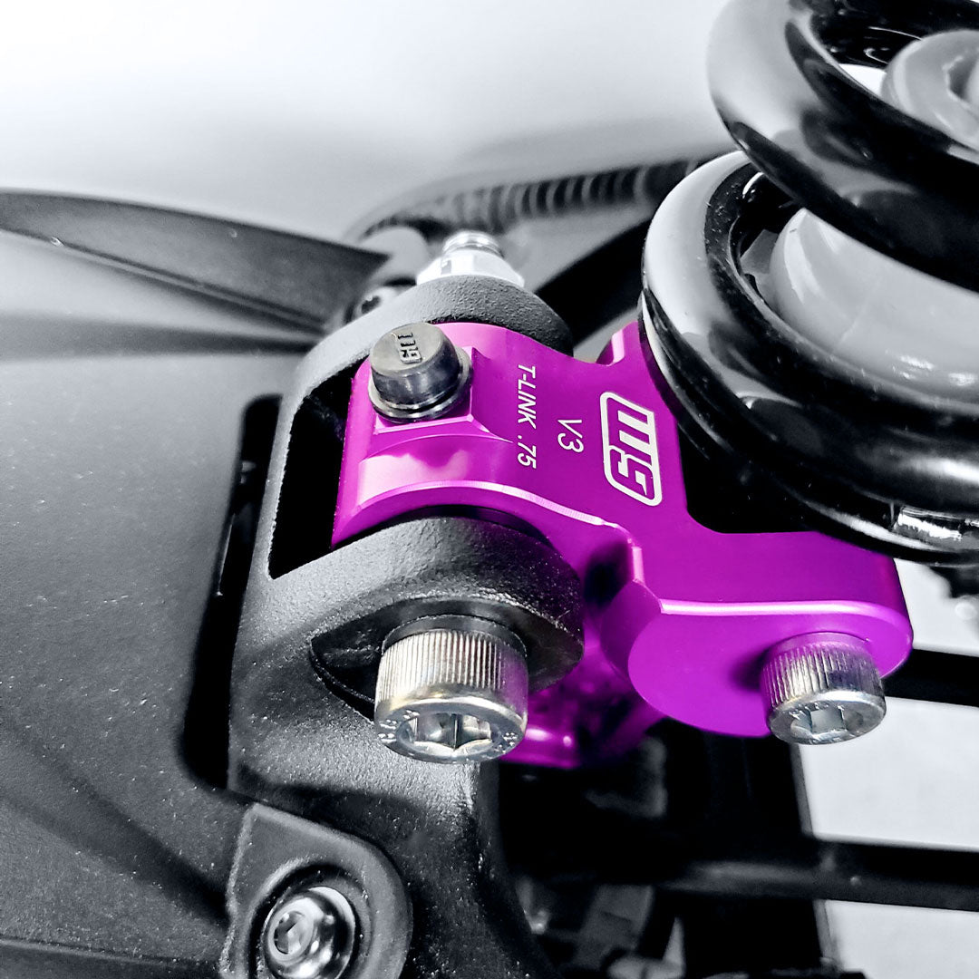 Warp 9 V3 Linkage Riser for Talaria Sting MX3 / MX4 - Purple