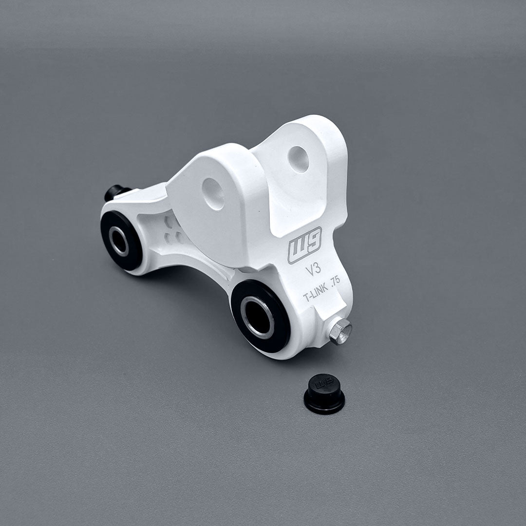 Warp 9 V3 Linkage Riser for Talaria Sting MX3 / MX4 - White .75"