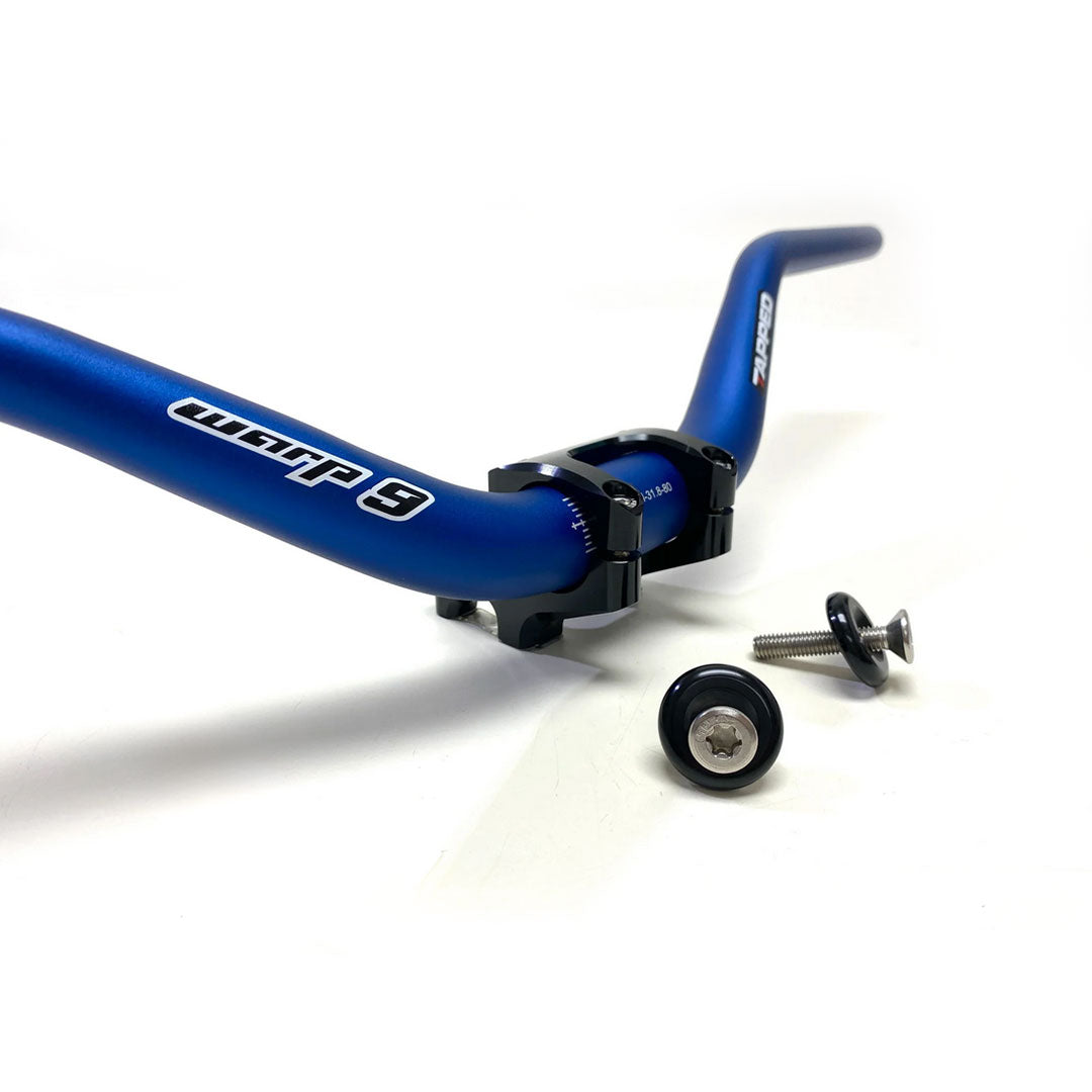 Warp 9 E-Moto Tapped Handlebar - Blue