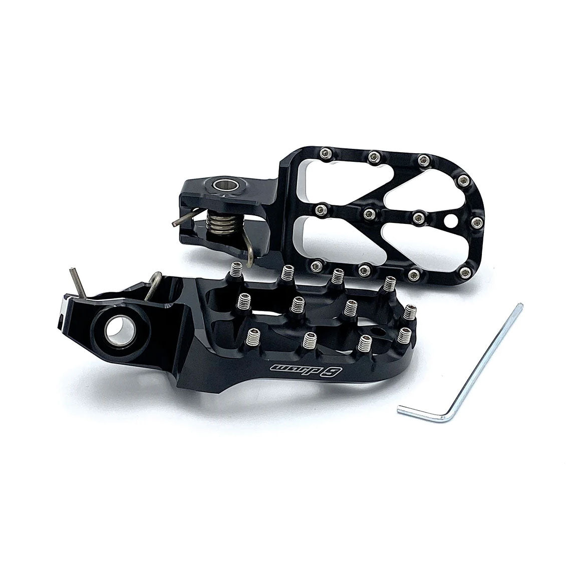 Warp 9 Elite Foot Pegs for Stark Varg - black