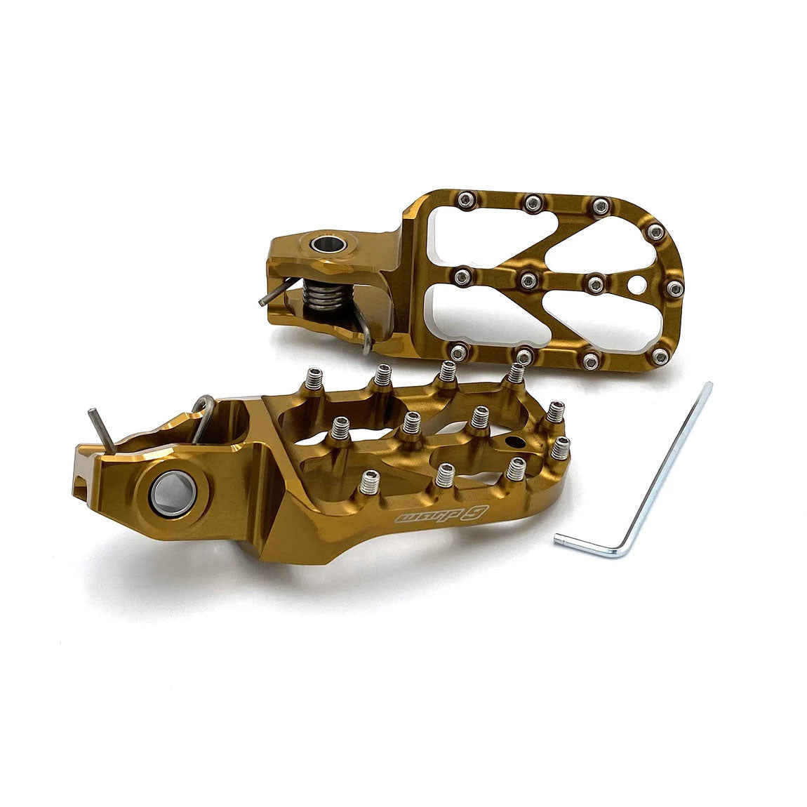 Warp 9 Elite Foot Pegs for Stark Varg - magnesium