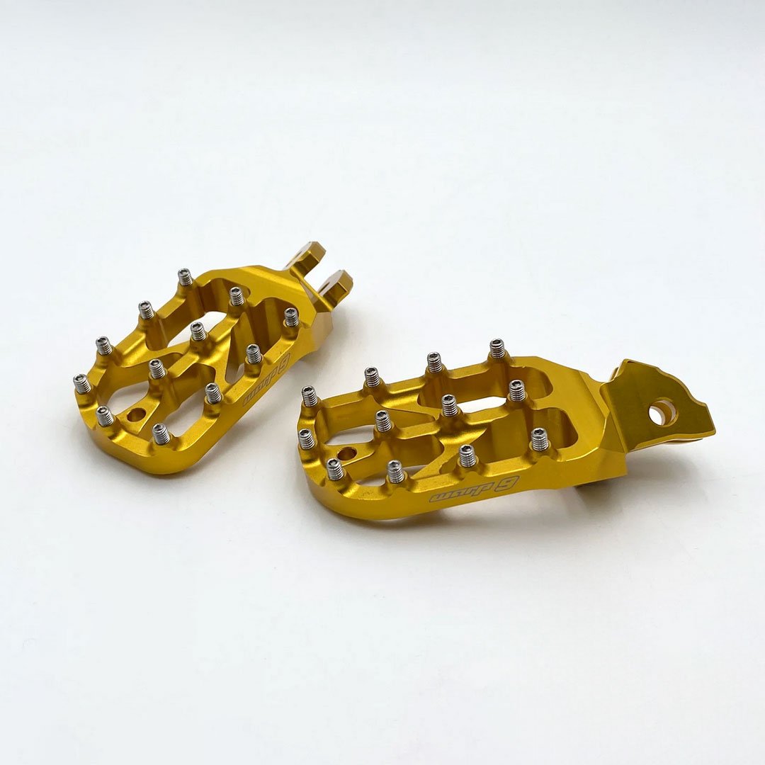 Warp 9 Elite Foot Pegs Talaria Sting MX3 MX4 MX5 - Gold