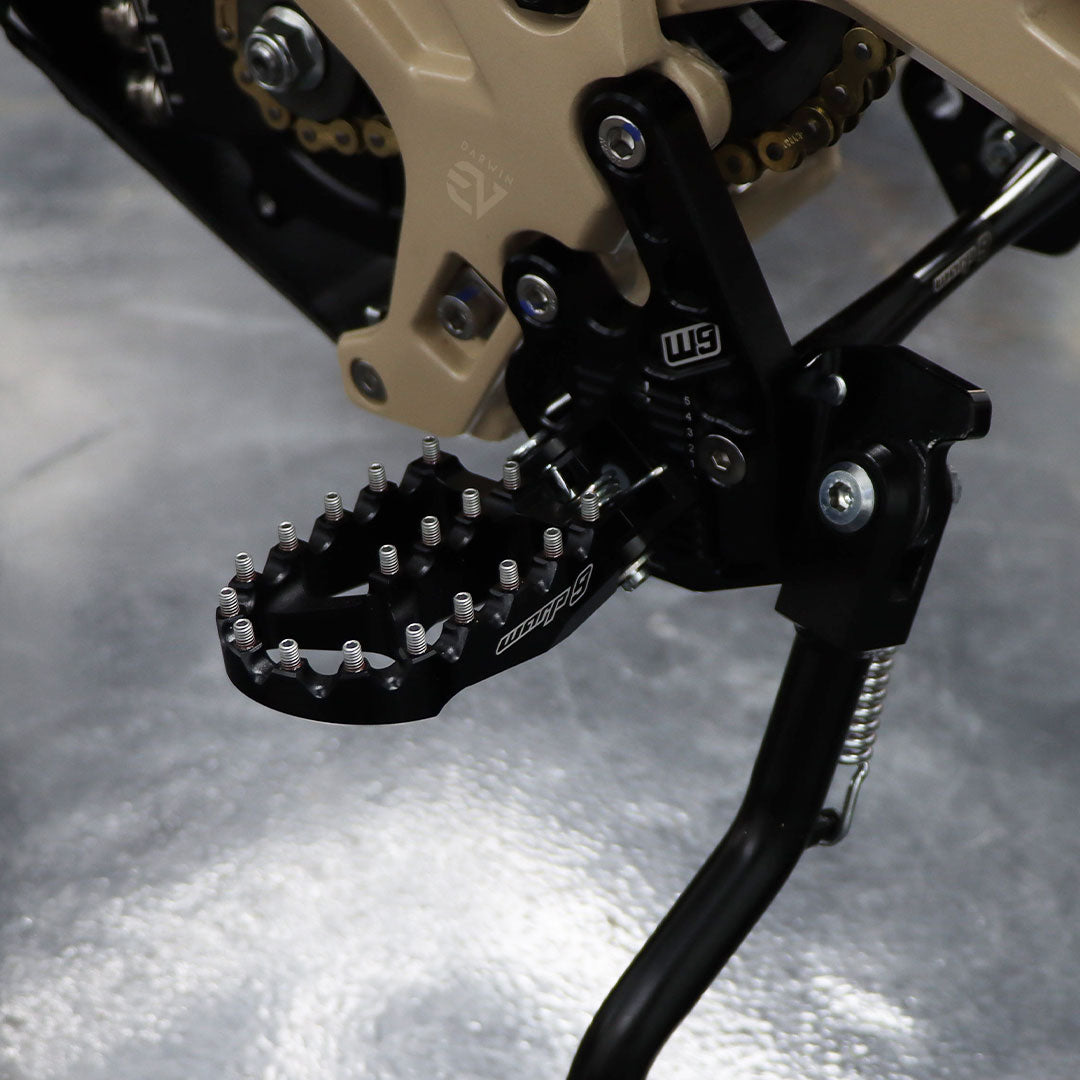 Warp 9 Foot Pegs: Sur-Ron Light Bee, E Ride Pro, Ventus One, 79Bike