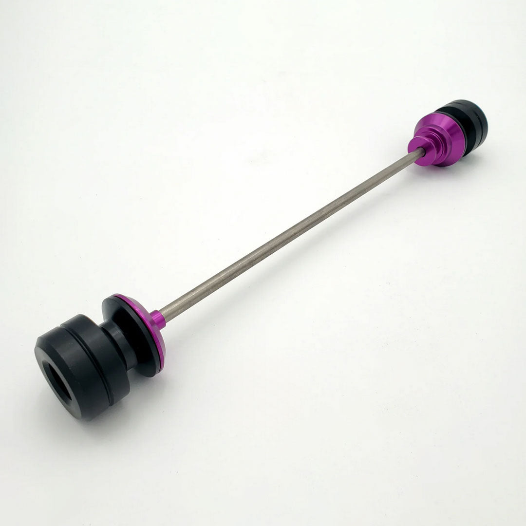 Warp 9 Front Axle Slider for Surron Ultra Bee - purple