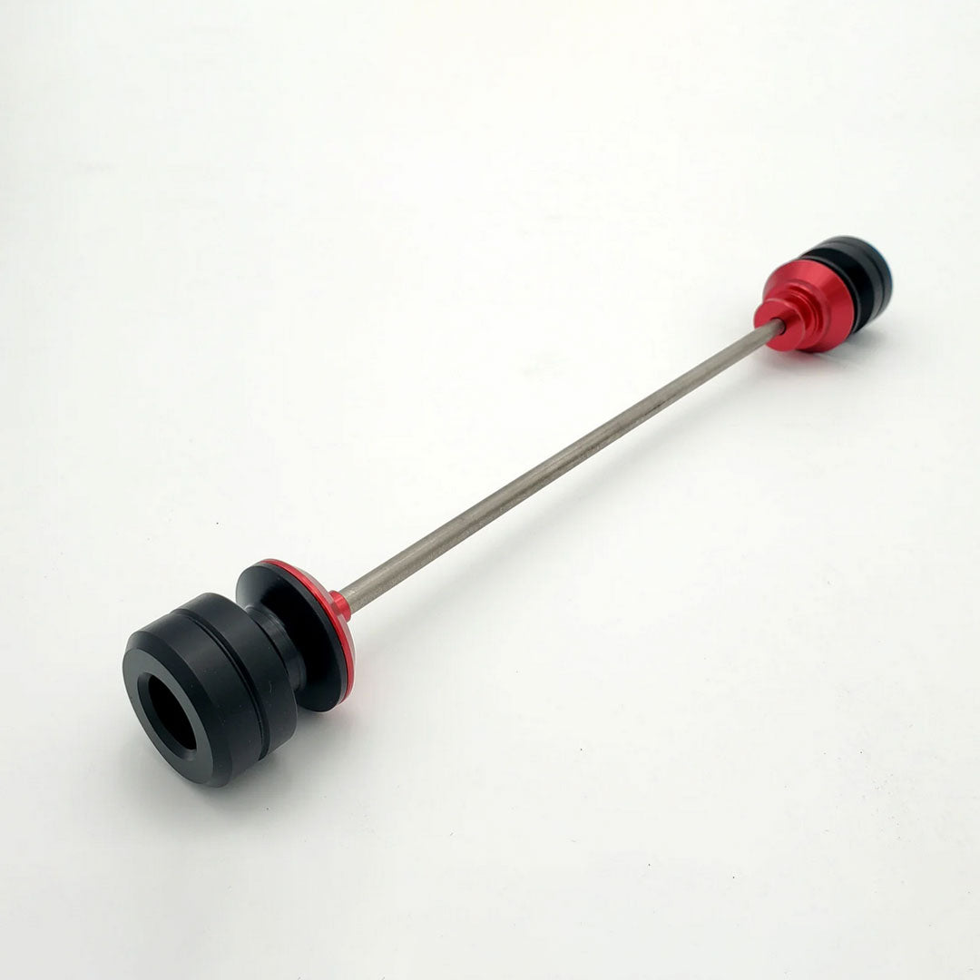 Warp 9 Front Axle Slider for Surron Ultra Bee - red