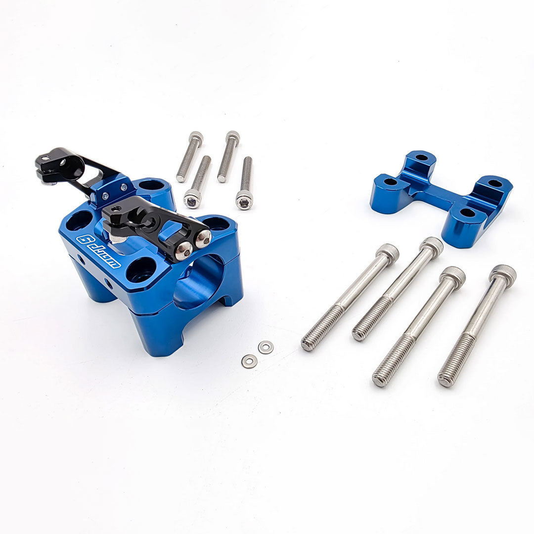 Direct Bar Mount for Altis Sigma and Warp 9 Handlebars - Blue