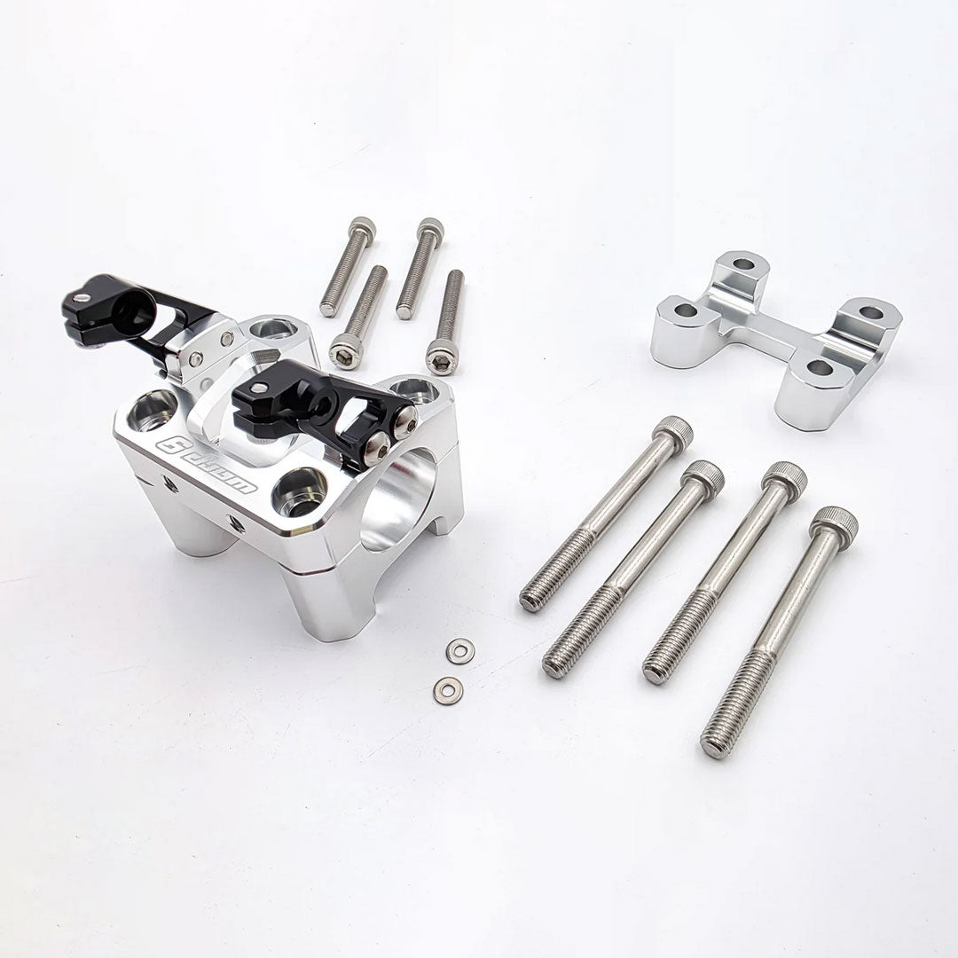 Direct Bar Mount for Altis Sigma and Warp 9 Handlebars - Silver