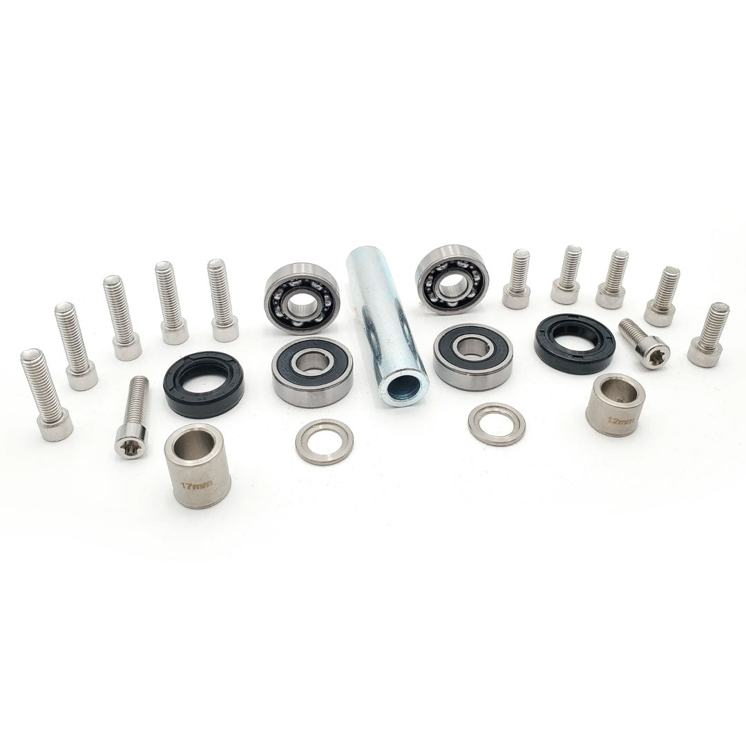 Warp 9 Jackshaft Sur-Ron Light Bee rebuild kit: hardware + bearings