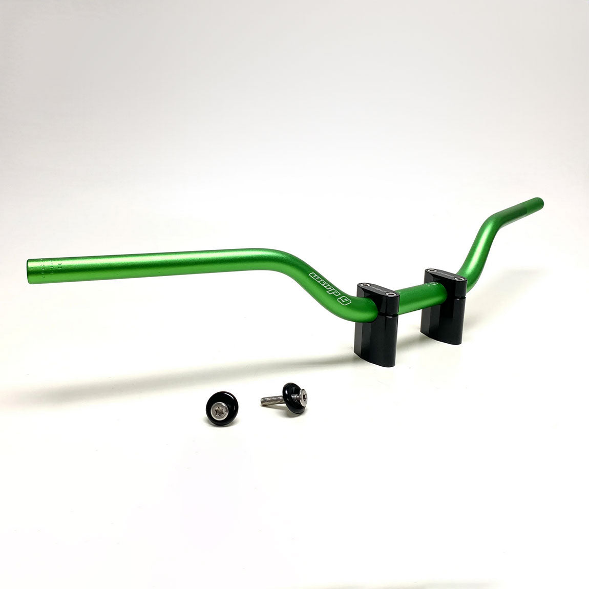 Warp 9 MX / Off-Road Tapped Handlebars - green