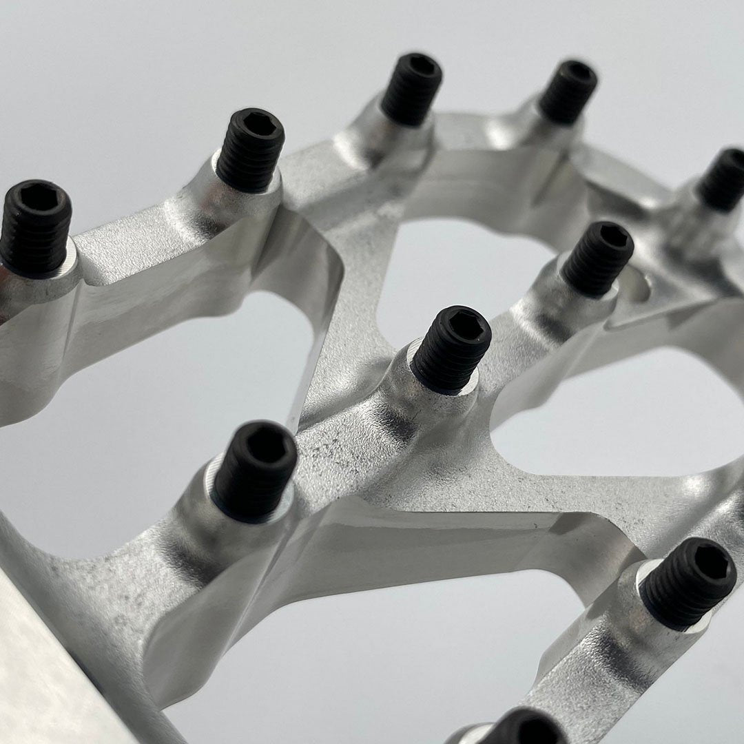 Warp 9 Titanium Elite Foot Peg Teeth, Screws, Black