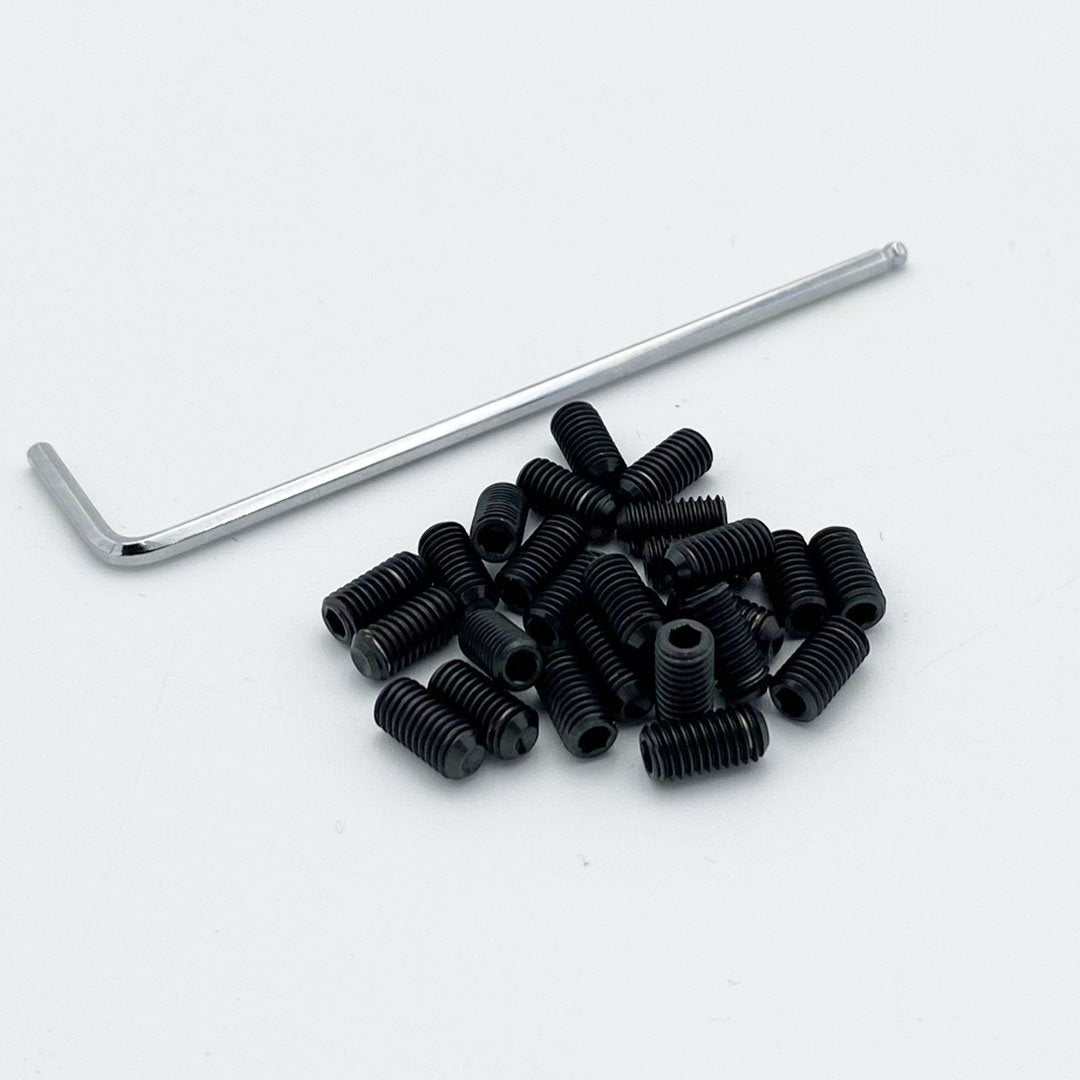 Warp 9 Titanium Elite Foot Peg Teeth, Screws, Black