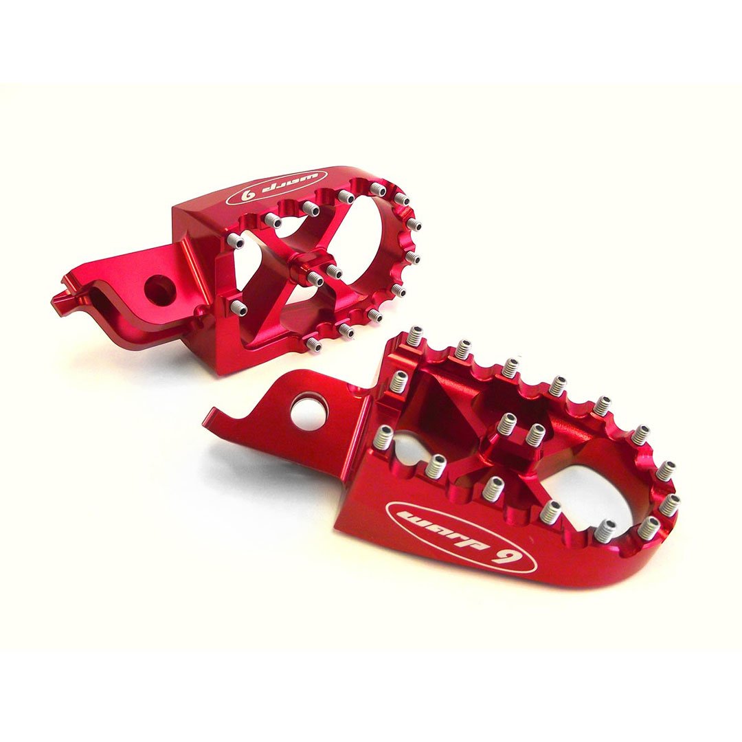 Talaria Sting Foot Pegs Red (Warp 9) - Darwin EV