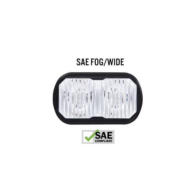SAE Fog Lens Replacement For Warp 9 Headlight