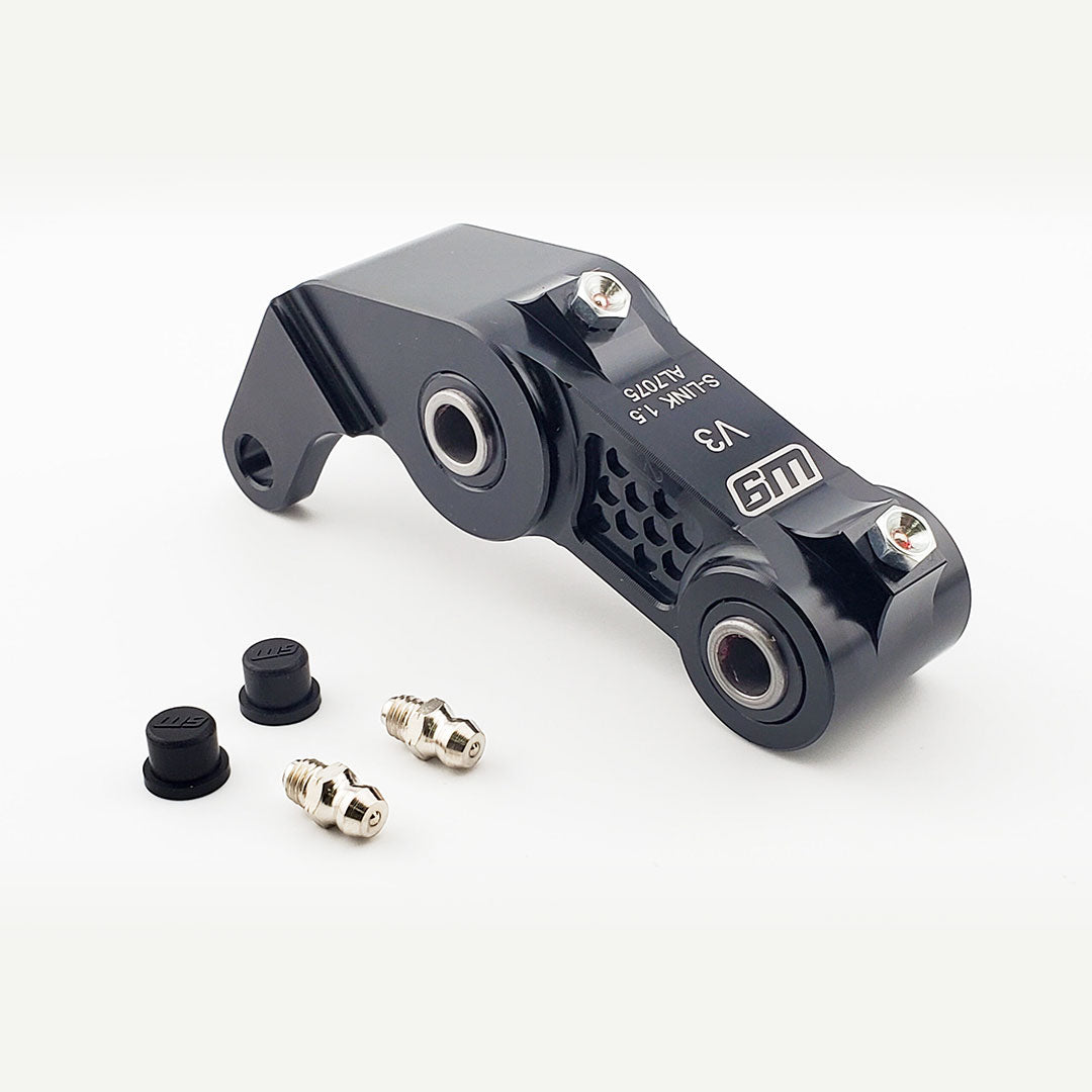 Warp 9 Rear Suspension Linkage Riser (V3) Sur-Ron Light Bee / Segway - Black 1.5"