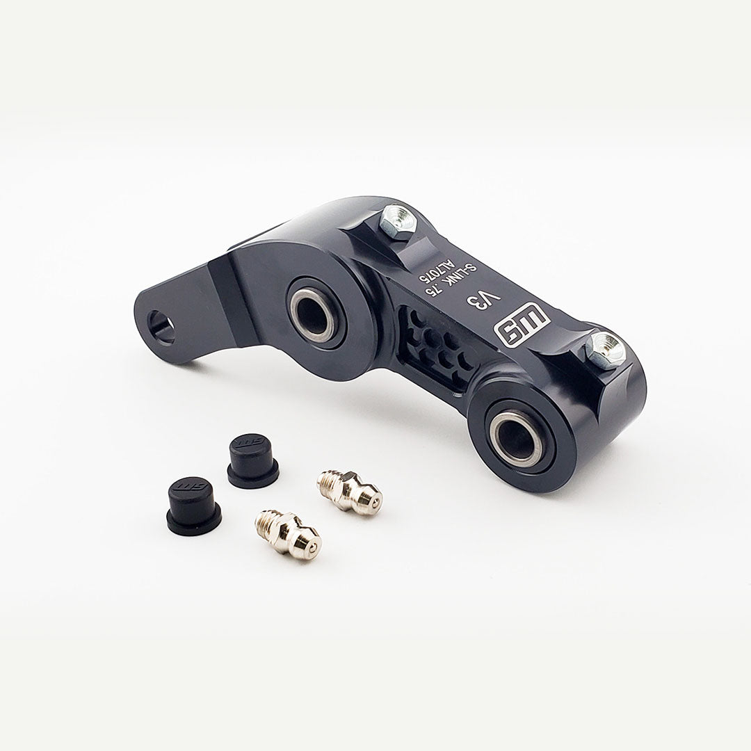 Warp 9 Rear Suspension Linkage Riser (V3) Sur-Ron Light Bee / Segway - Black .75"