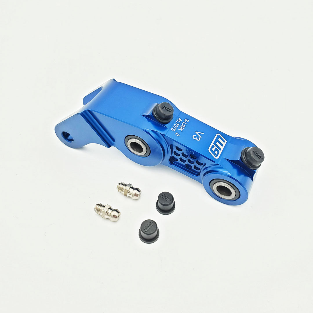 Warp 9 Rear Suspension Linkage Riser (V3) Sur-Ron Light Bee / Segway - Blue 0"