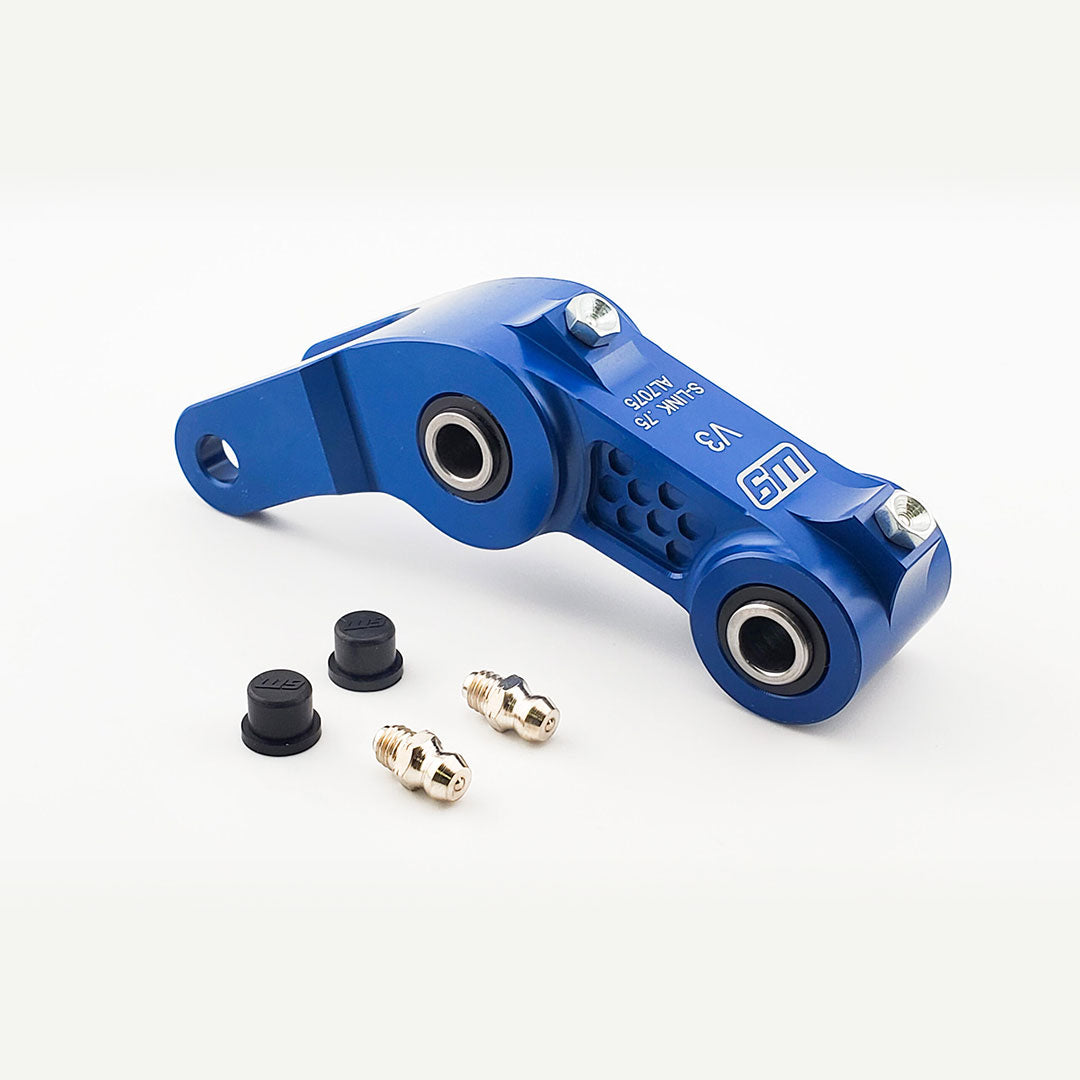 Warp 9 Rear Suspension Linkage Riser (V3) Sur-Ron Light Bee / Segway - Blue .75"