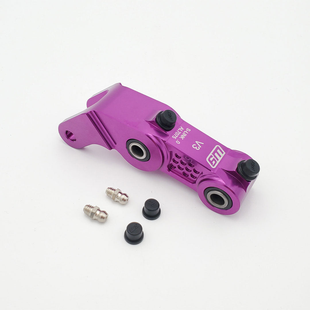 Warp 9 Rear Suspension Linkage Riser (V3) Sur-Ron Light Bee / Segway - Purple 0"