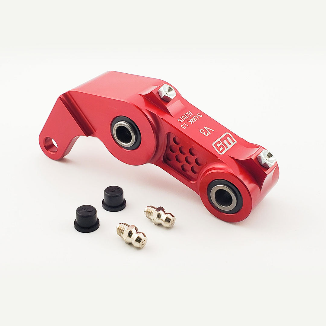Warp 9 Rear Suspension Linkage Riser (V3) Sur-Ron Light Bee / Segway - Red 1.5"