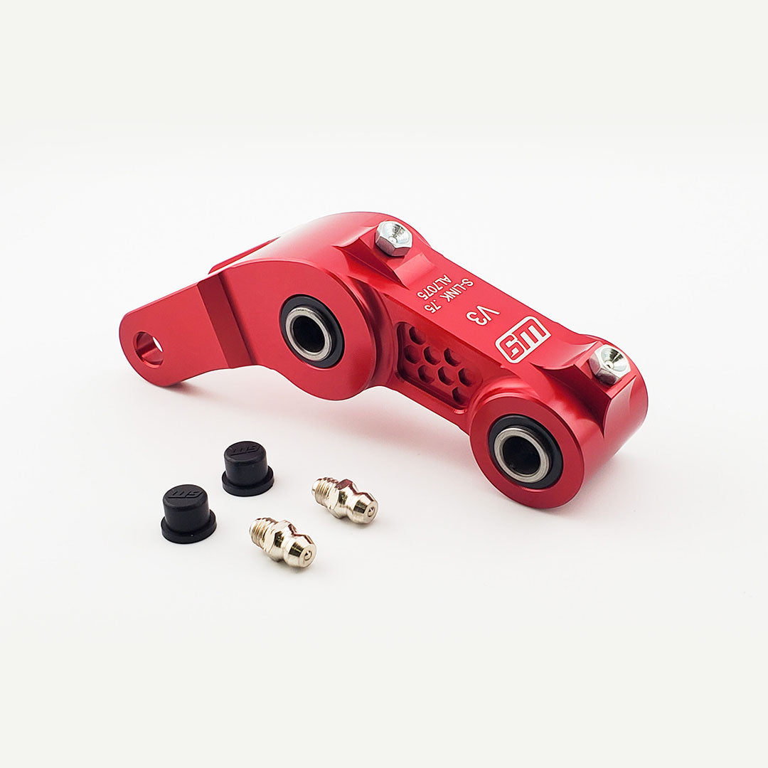 Warp 9 Rear Suspension Linkage Riser (V3) Sur-Ron Light Bee / Segway - Red .75"