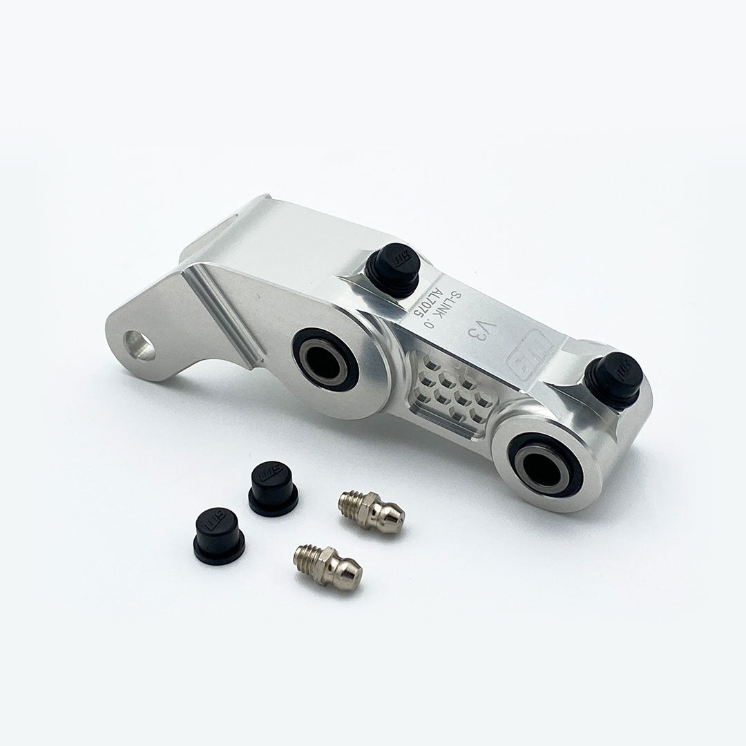 Warp 9 Rear Suspension Linkage Riser (V3) Sur-Ron Light Bee / Segway - Silver 0"