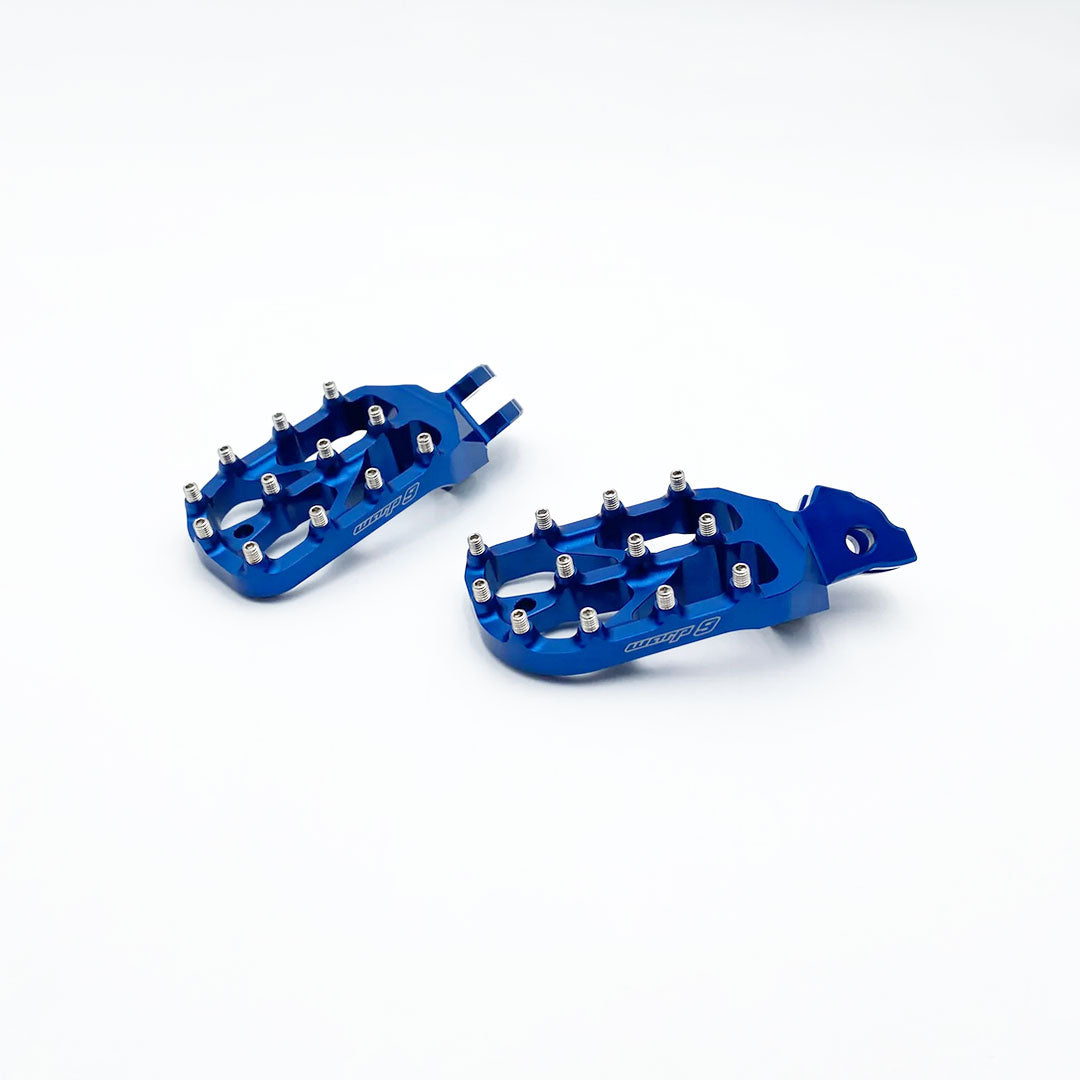 E-Moto Elite Foot Pegs (Blue) for Sur-Ron Light Bee, E Ride Pro, 79Bike
